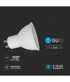 Ampoule LED GU10 6,5W dimmable - Samsung LED chip, 110 degrés, 3000K, 5 ans de garantie