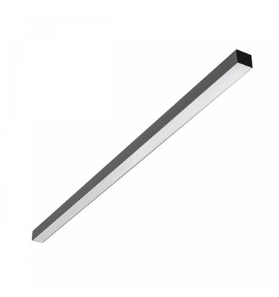 Luminaire de plafond Allday Basic 1203mm 20W/30W/40W - 3CCT, 230V, 90°, IP20, 42x37mm, noir, PR, UGR19