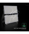 Projecteur LED 500W - 135lm/W, 67.500lm, IP65, noir, extérieur
