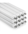 12 pcs. V-Tac réglette LED étanche 48W - 150 cm, 120lm/W, IP65, câblage traversant 230V