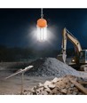 150W Arbejdslys LED med karabin og 5m ledning - 5000K, Schuko stik
