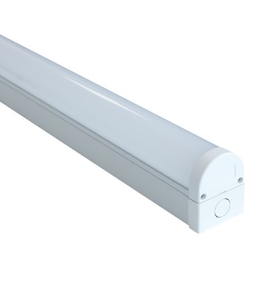 Réglette LED complète 120cm 40W, câblage traversant - IP20