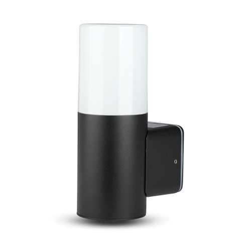 Vt-7616 lampe murale de jardin GU10 - boîtier en aluminium, noir IP54