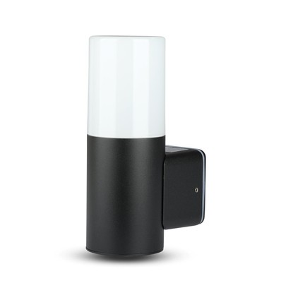 Vt-7616 lampe murale de jardin GU10 - boîtier en aluminium, noir IP54