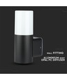 Vt-7616 lampe murale de jardin GU10 - boîtier en aluminium, noir IP54