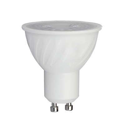 Vt-247d spotlight 6W GU10 - plast, Cree-chip, 6500K, 110°, dimbar, 6 års garanti