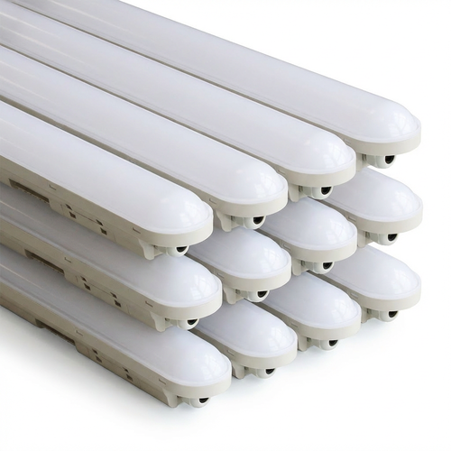 12 pcs. Réglette LED Spectrum Limea Connect 36W - 120cm, IP65 étanche, 147 lm/W, câblage traversant, 230V