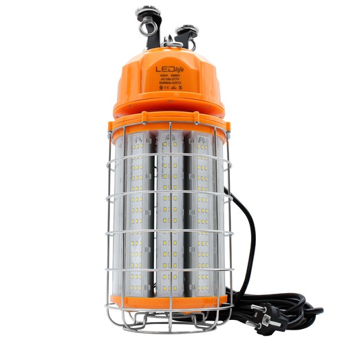 150W Arbetsbelysning LED med magnet och 5m sladd - 5000K, schuko-kontakt, magnetmontering