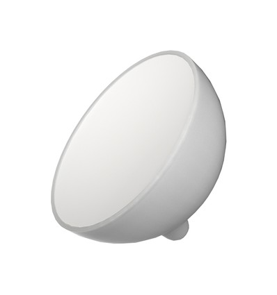 Oppladbar RGB+CCT halvkule bord/nattlampe - Hvit, Tuya Smart/Smart life, IP20 innendørs
