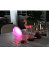 Oppladbar RGB+CCT halvkule bord/nattlampe - Hvit, Tuya Smart/Smart life, IP20 innendørs