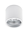Plafonnier AR111, GU10 - IP44, blanc, aluminium, en saillie, sans source lumineuse