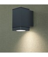 Vt-841 wandlamp GU10 - donkergrijs (naar beneden)