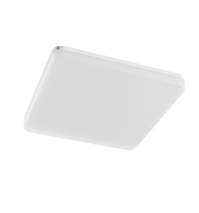 330x330 Nymphea Fusion loftlampe 20W eller 30W eller 40W - CCT, 230V, 120°, IP44, 53mm, hvid, firkantet, LED