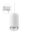 CHLOÉ SPOT GU10 SURFACE GU10 250V IP20 80x130mm Blanc rond orientable RAIL