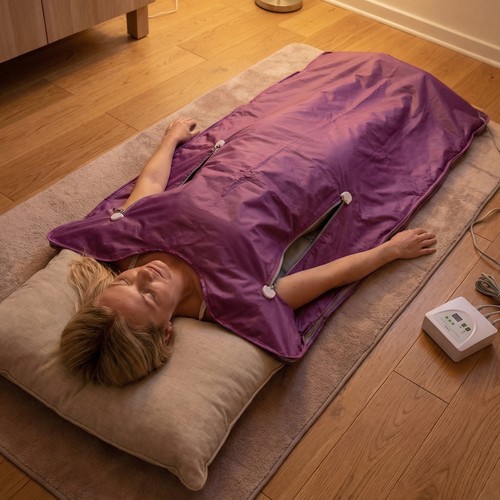 Infrarød saunatæppe 180 x 80 cm - 2 varmezoner