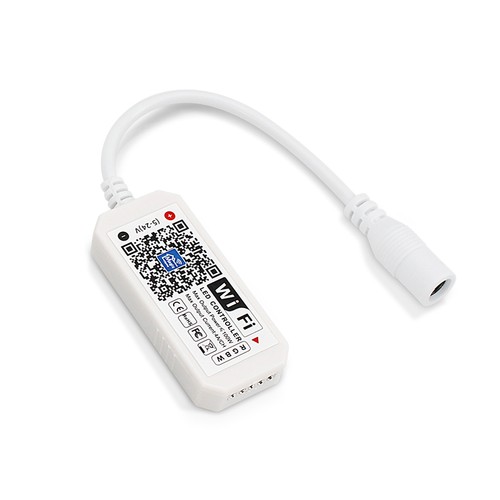 Smart Home RGB+WW controller - Virker med Google Home, Alexa og smartphones, 12V (100W), 24V (192W)