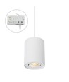 CHLOE GU10 OVERFLADEMONTERET GU10 250V IP20 93x124mm HVID rund justerbar TRACK