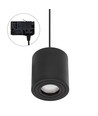 CHLOE GU10 OVERFLADEMONTERET GU10 250V IP65 90x97mm SORT rundt fast spor