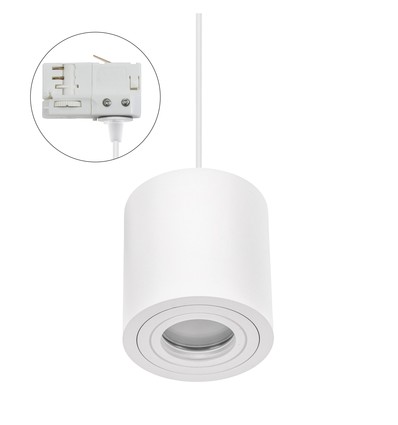 CHLOE GU10 OPBOUW GU10 250V IP65 90x97mm Wit Rond VASTE SPOOR