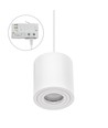 CHLOE GU10 OVERFLADEMONTERET GU10 250V IP65 90x97mm WhiteRound FAST SPOR