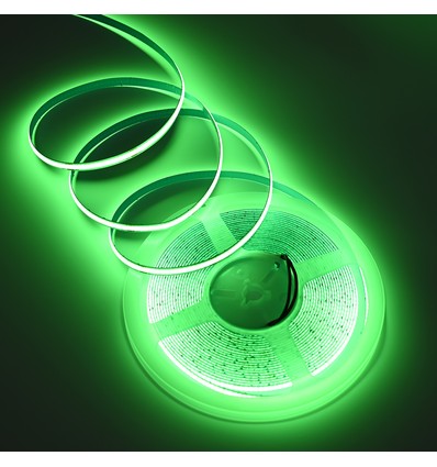 Ruban LED COB 10m 9W/m Vert - 24V DC, IP20, 320 LED/m