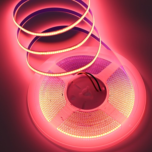 10m 9W/m Rosa COB-LED-strip - 24V DC, IP20, 320 LED/m