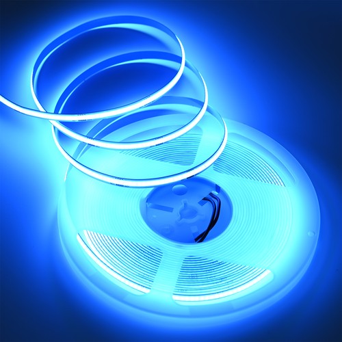 Ruban LED COB 10m 9W/m Bleu clair - 24V DC, IP20, 320 LED/m