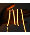 10m 9W/m Goudgeel COB-LED-strip - 24V DC, IP20, 320 LED/m