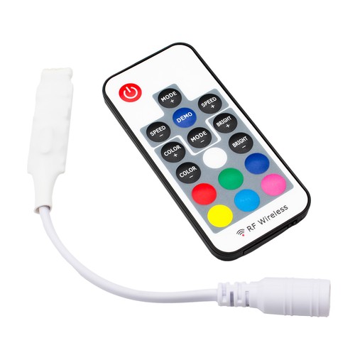 Mini contrôleur RGB avec télécommande - 12V (72W), 24V (144W)
