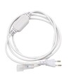 Prise pour bande LED 230V (Slim COB) - 2 mètres, Incl. bouchon d'extrémité, 230V
