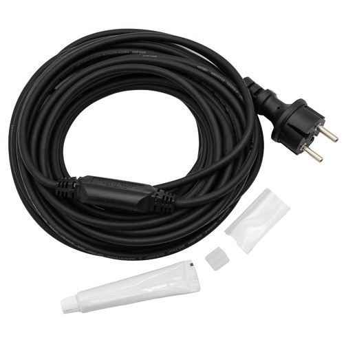 Waterdichte connector voor 230V LED-strip (Slim COB) - 10 meter, incl. eindkap, 230V