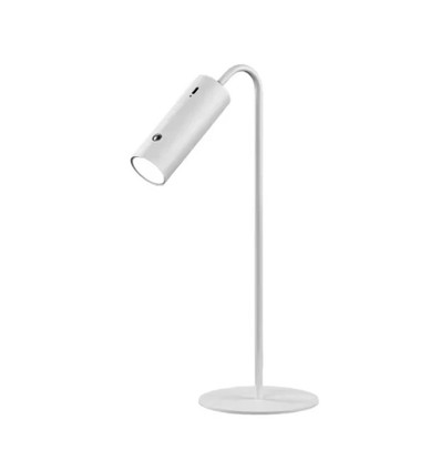 Oppladbar 3-i-1 LED-lampe - Magnetisk, hvit, dimbar, inkl. fot og 2 stk. monteringsbraketter