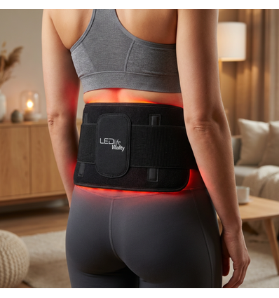 Ceinture de luminothérapie pour le cou, les lombaires, etc. - Infrarouge, 20W