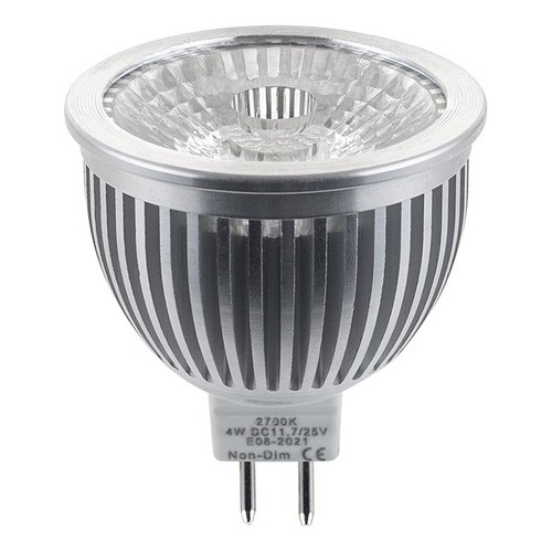 GU5.3 4W LED-lampa - 12-30V, 325lm, 38°, MR16, 2700K