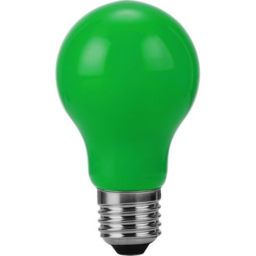 Ampoule LED filament E27 1W - A60, Vert, Party Colour Premium