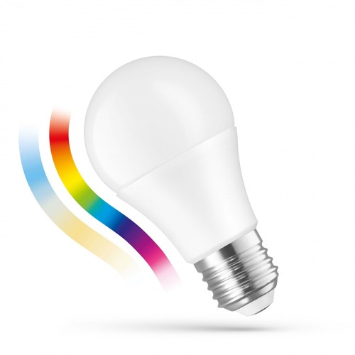 E27 8,5W Smart Home LED-lampa - A60, RGBW+CCT, Bluetooth, Easy Smart