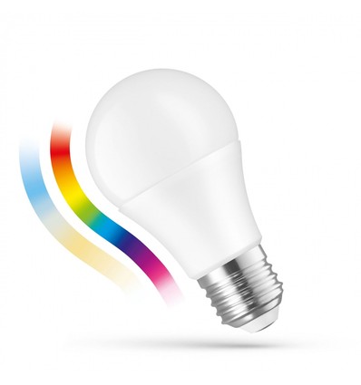 E27 8,5W Smart Home LED pære - A60, RGBW+CCT, Bluetooth, Easy Smart
