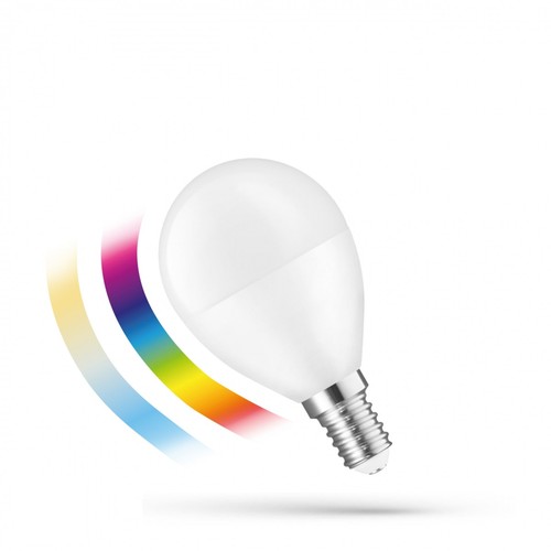 E14 4,9W Smart Home kogellamp - P45, RGBW+CCT, Bluetooth, Easy Smart