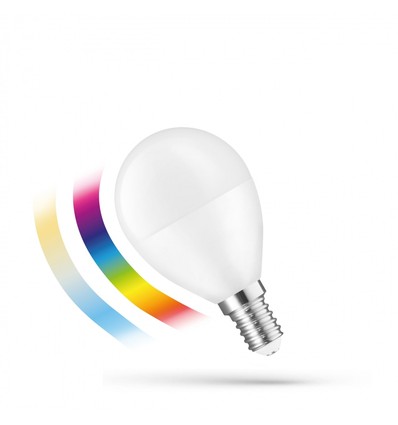 E14 4,9W Smart Home kogellamp - P45, RGBW+CCT, Bluetooth, Easy Smart