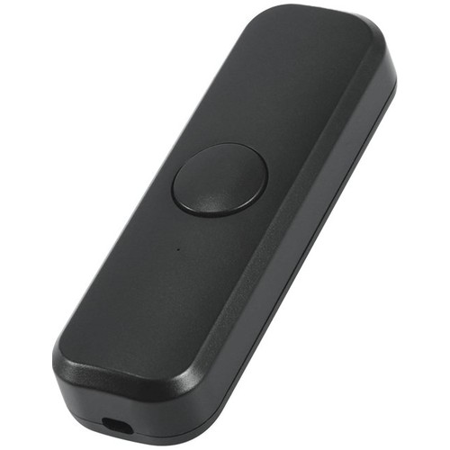 Variateur LED sur cordon, 0-75W - Fin de phase, noir, bouton-poussoir