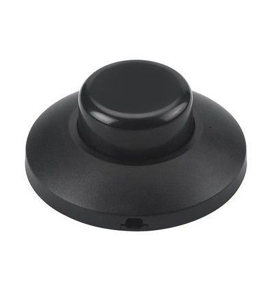 Gulvlysdemper til LED, 0-75W - Bakkantdimmer, sort