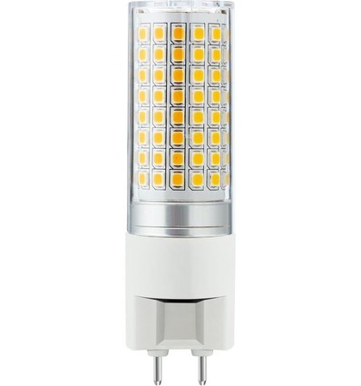 Ampoule LED G12 11cm / 18W dimmable - 2000lm, 3000K, verre clair