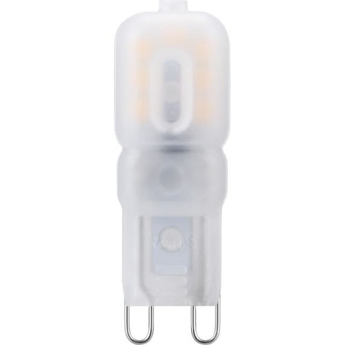 Ampoule LED G9 2W - 220lm, 4000K, verre dépoli