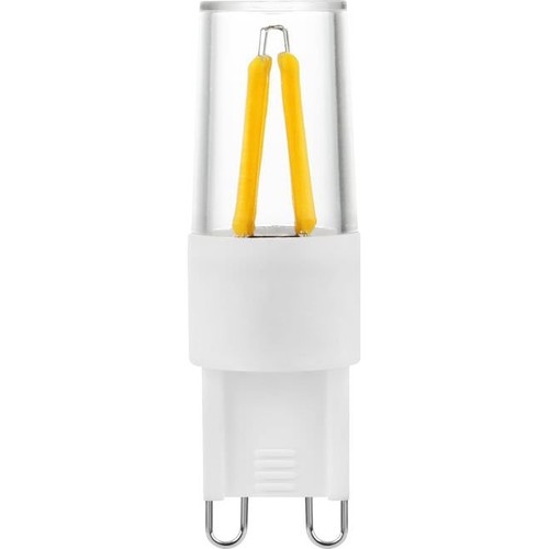 Ampoule LED G9 2W dimmable - Filament, 5,2cm, 2700K, verre clair