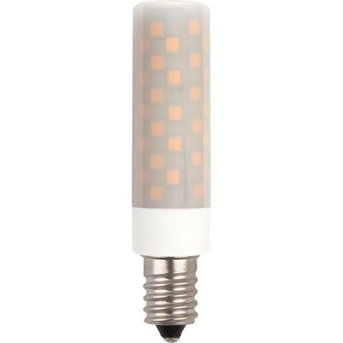 E14 6W LED buislamp - 8cm, 660lm, dimbaar, opaal glas