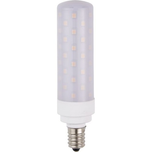 E14 10W LED buislamp, 11,8cm - 1050lm, dimbaar, opaal glas