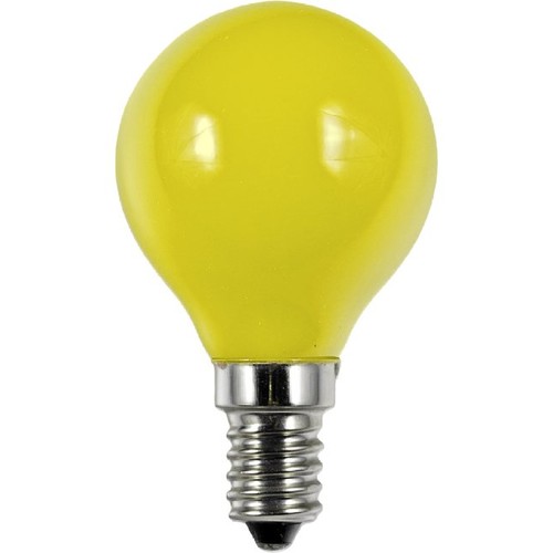 Ampoule LED E14 1W G45 - Jaune, Party Colour Premium