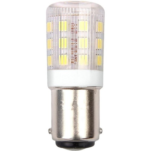 BA15d 3W LED rørpære - 4,5cm, 250lm, klar glas