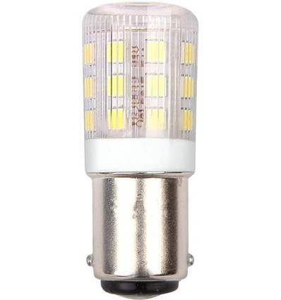 BA15d 3W LED-rörlampa - 4,5cm, 250lm, klart glas