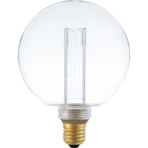 E27 3,5W dimbare LED lamp - G125, Vintage Globe, 2000K, helder glas